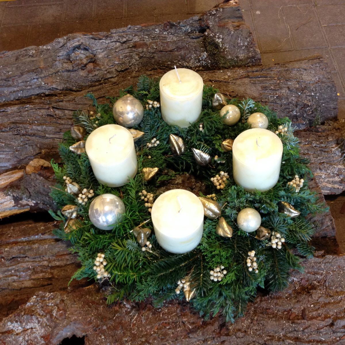 Adventkranzbinderei